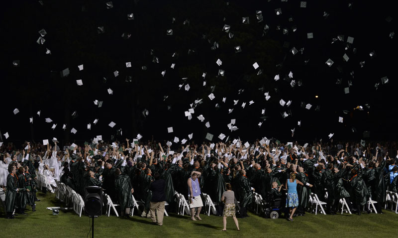 Hats of to the graduates